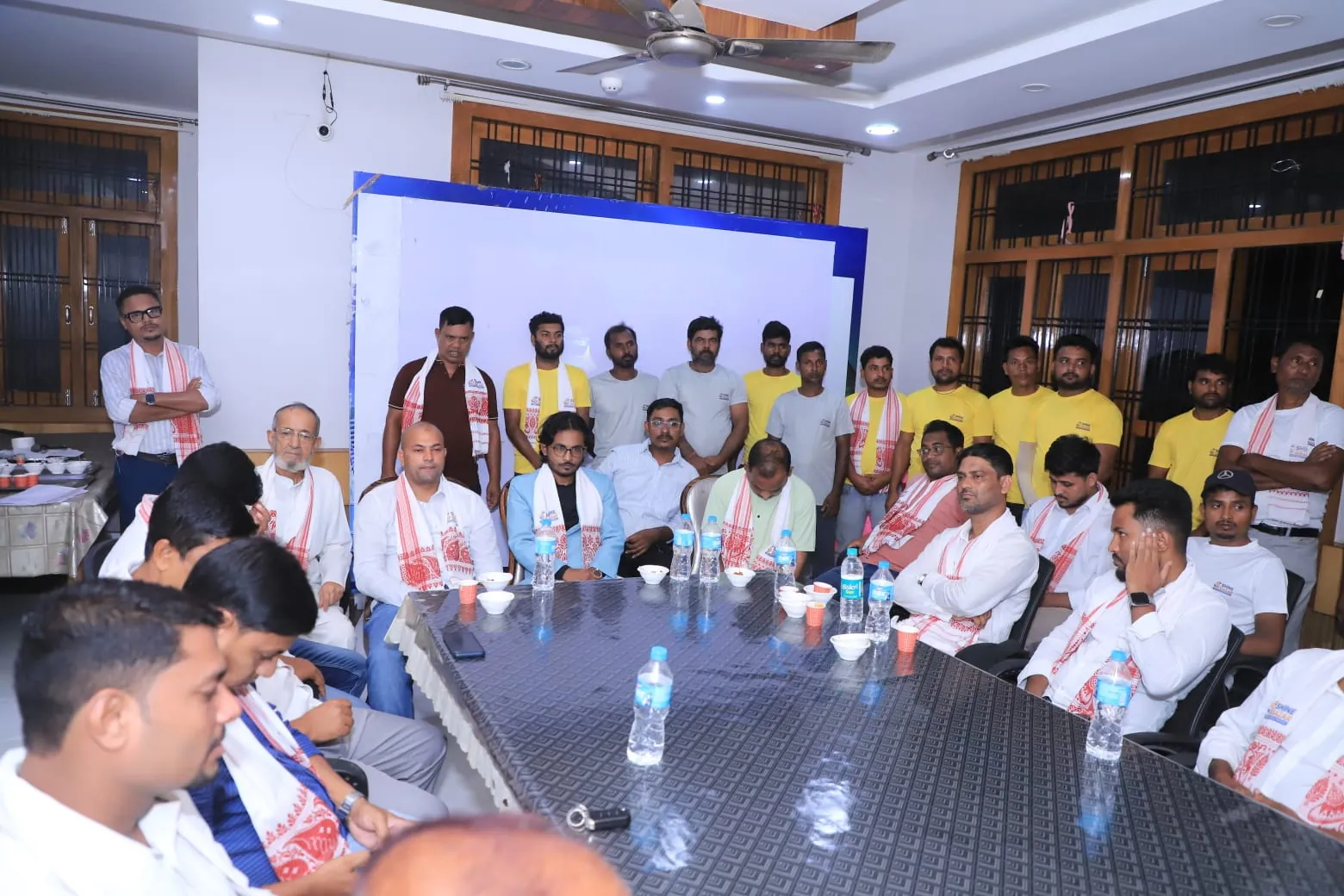 The Shine Bazar team and guests at a seminar in Hojai